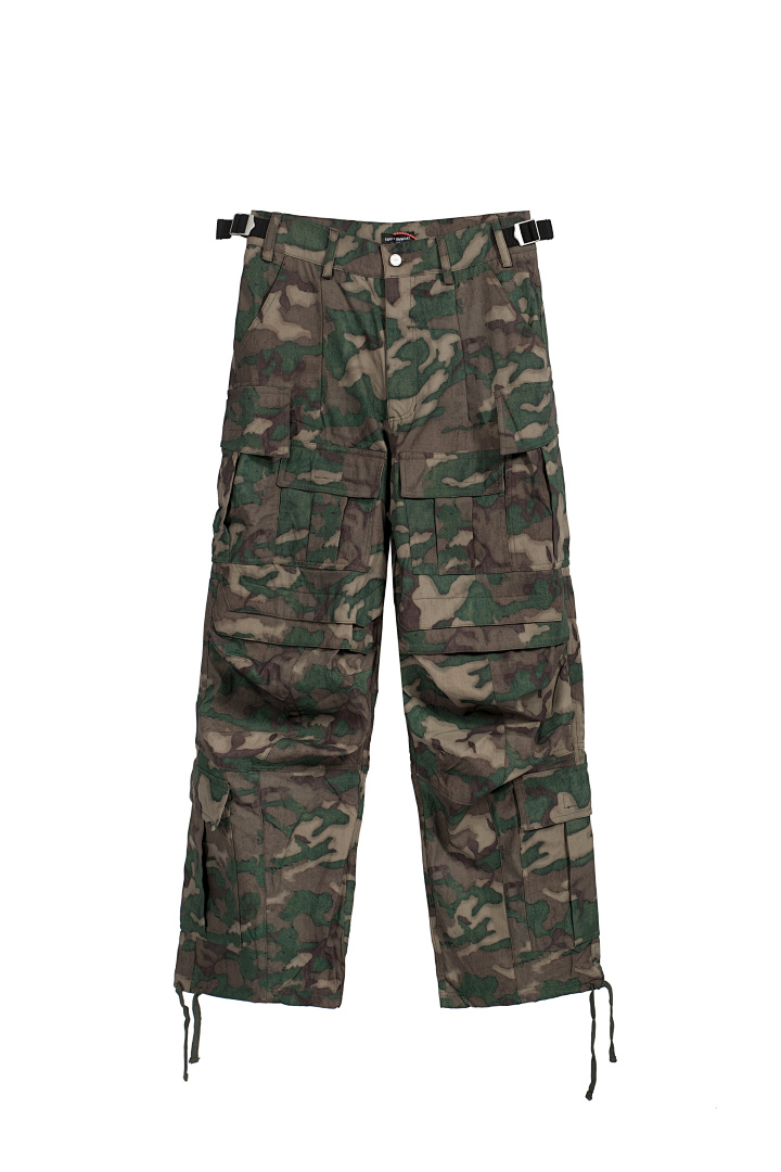 Bape 338 FAR CAMO CARGO PANT Snow Green Grey S-L 7267# - Image 3