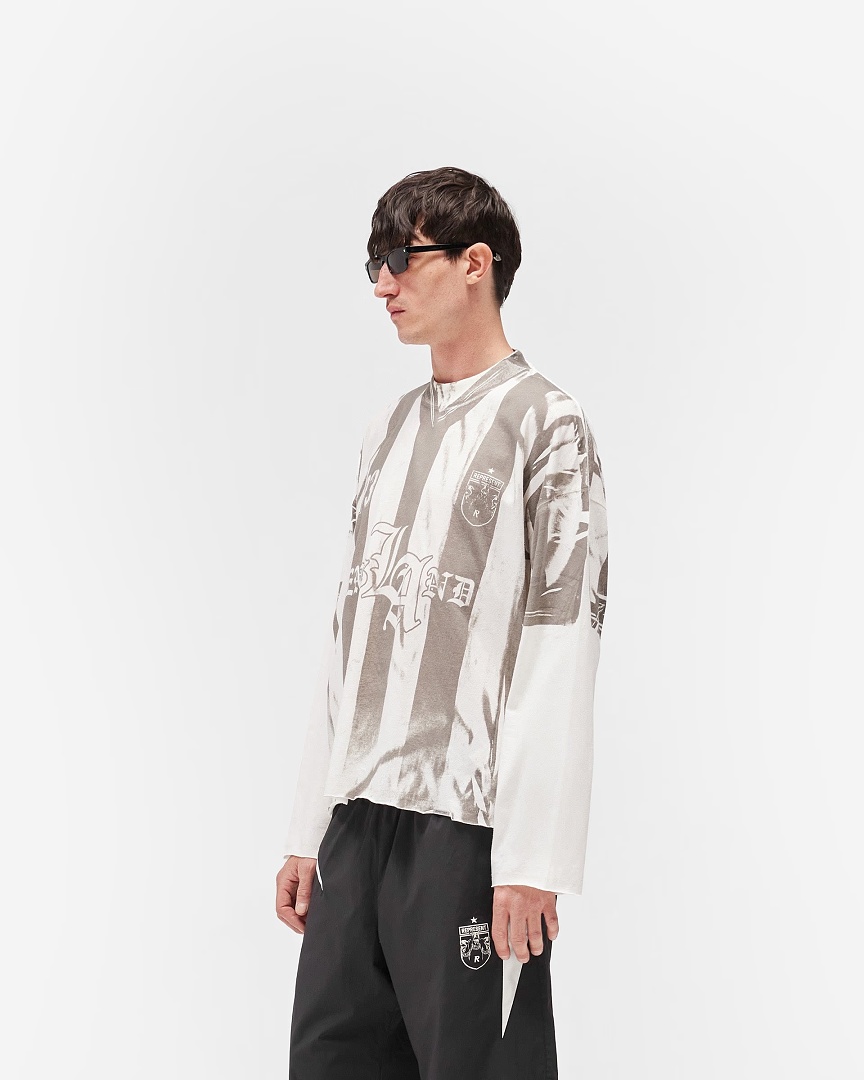 Off-White 158 Represent Halo Striped Long Sleeve 93 No : S M L XL Off (White) - Image 16