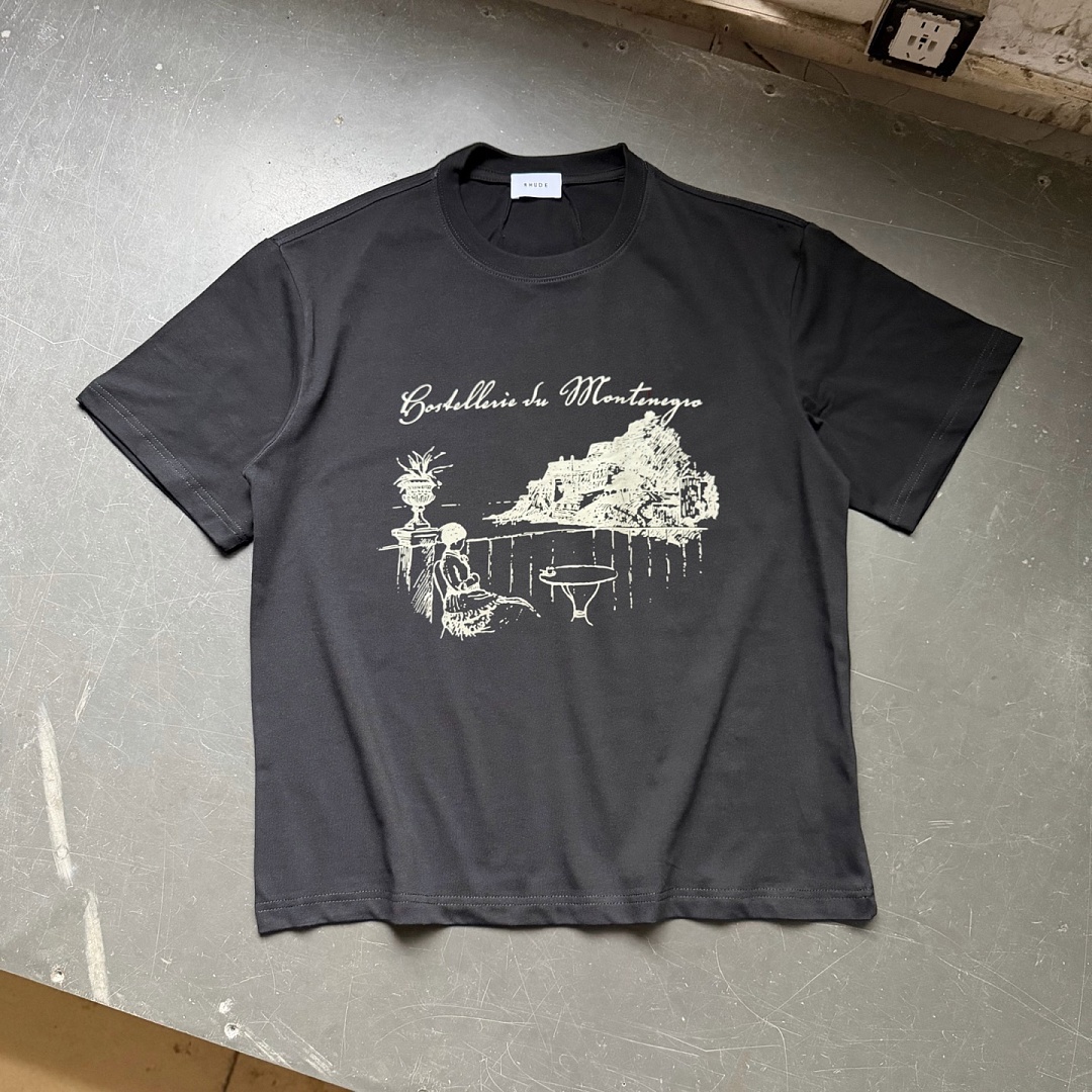 Unbranded 118 RHUD Montenegro Monda Wind Print Short Sleeve T : S M L XL (Black) - Image 7