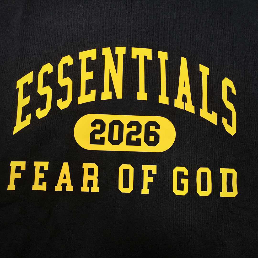 Essentials 228 FW26 Holiday 2026 CLASSIC HOODIE : Black Smoke Mist Grey :XS-XL - Image 40