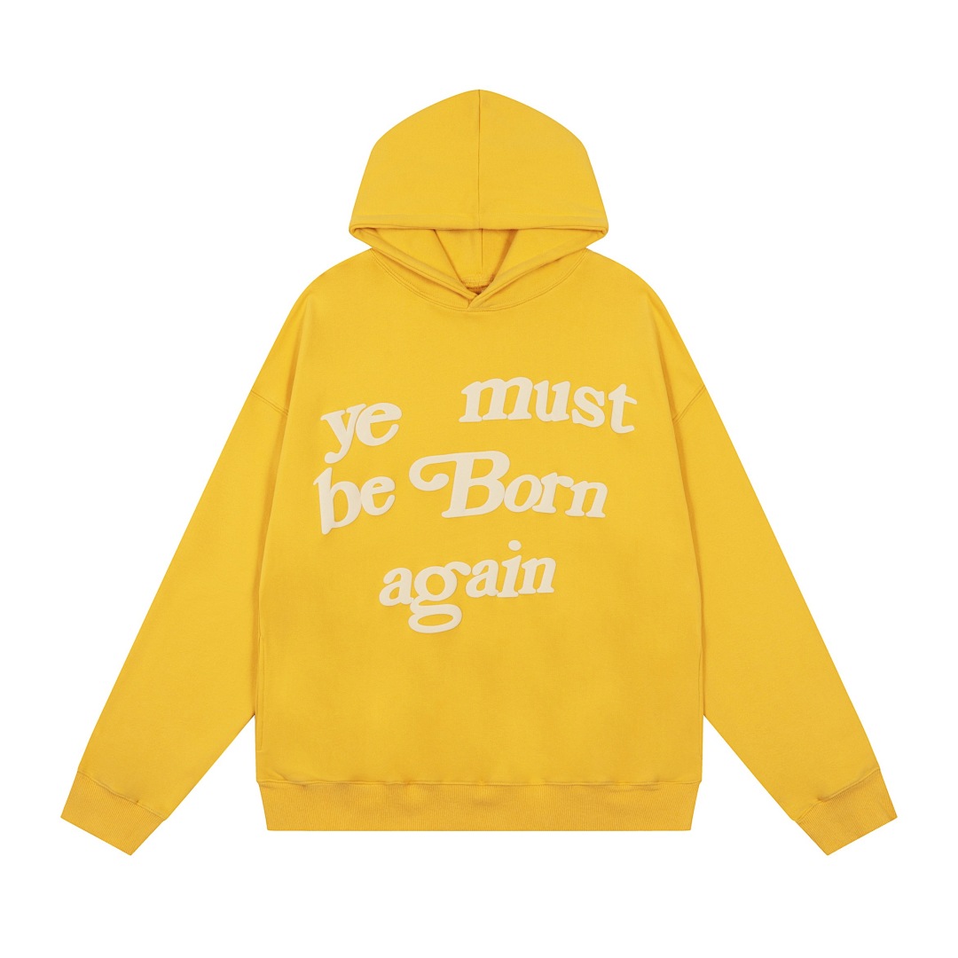 Unbranded 218 CPFM YE MUST BE BORN AGAIN HOODIE Velvet : Black Brown Dark Grey Ink Green Color Blue Yellow Bright Red Orange Purple S M L - Image 7