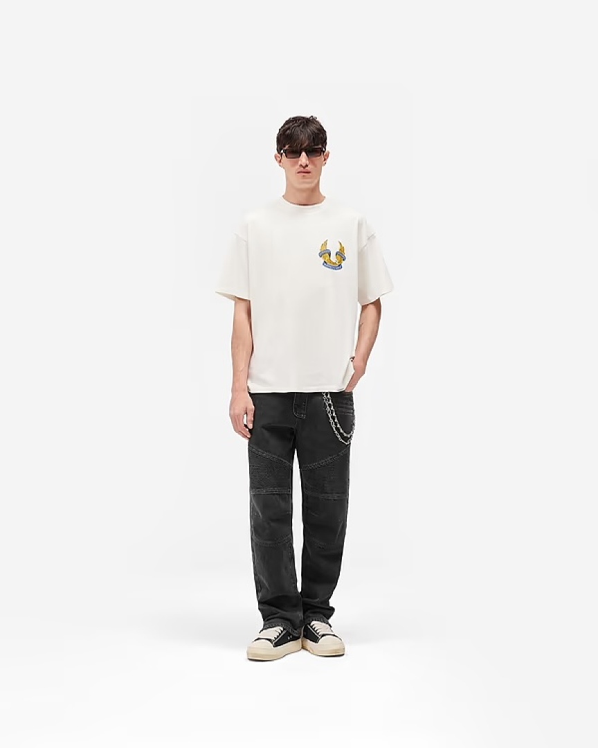 Off-White 138 REPRESENT New High Mens Womens Top Water Wide Short Sleeve : S M L XL Off (White) - Image 24