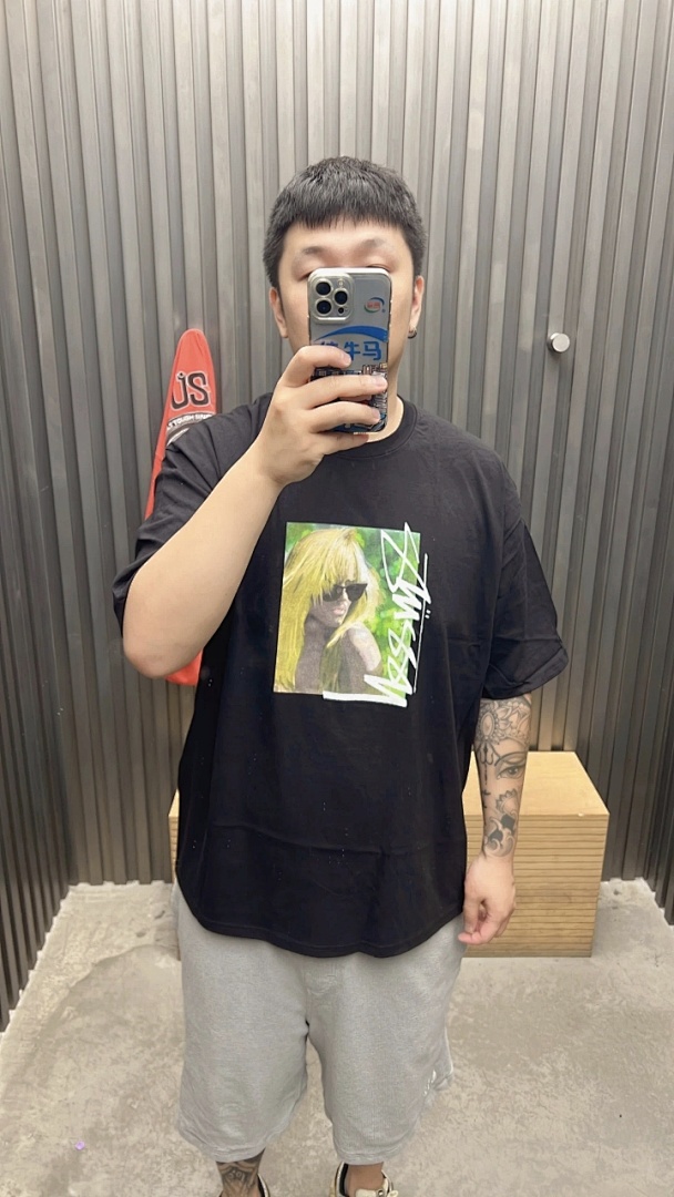 Stussy 138 STU SS25 Gold Womens T LAURA TEE Print Short Sleeve Black White S - Image 37