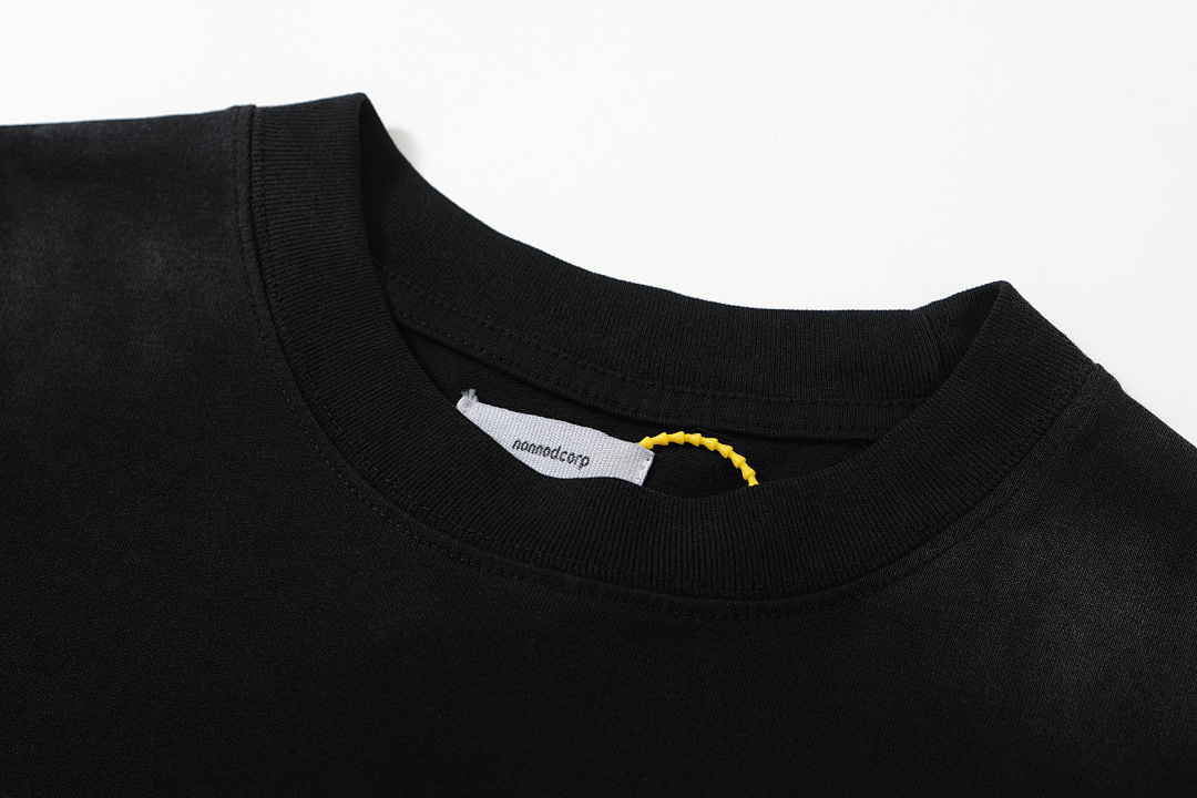 On Running 128 NONNOD Print Short Sleeve T Black 1 2 3 3437# - Image 4