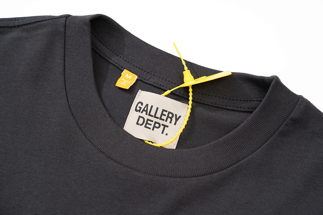 Gallery Dept 118 Gallery Dept. Vintage Print Short Sleeve T Black S-XL 3930# - Image 7
