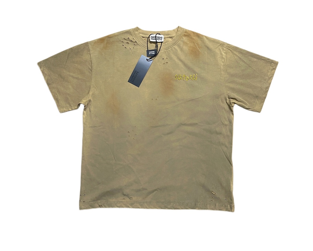 Unbranded 128 Satoshi Nakamoto Chain Stitch Tee Short Sleeve T : Black Coffee S M L - Image 13
