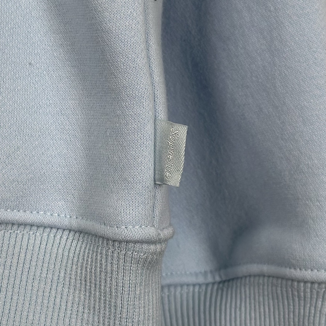 Supreme 368 ZIP UP HOODED SWEATSHIRT Buckle Embroidered Black Light Blue Red S-XL - Image 26