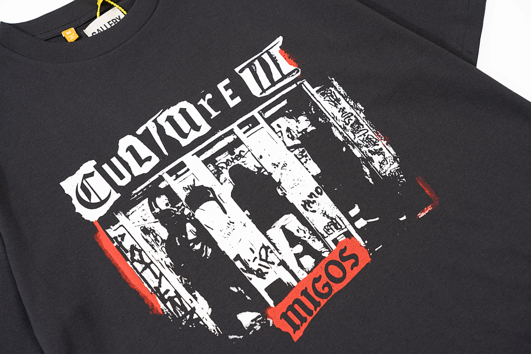 Gallery Dept 118 Gallery Dept. Vintage Print Short Sleeve T Black S-XL 3930# - Image 6