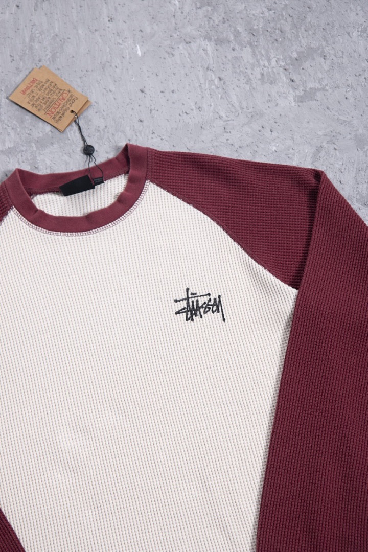 Stussy 198 STU Long Sleeve 2014 : Black Apricot White Sand Desert Camo Red Blue Yellow S-XL - Image 9