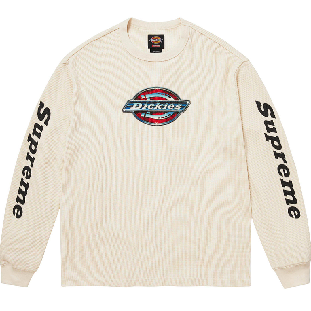Off-White 228 DK Long Sleeve T X DICKIES Collab FW25 THERMAL L/S TEE Black Off White S