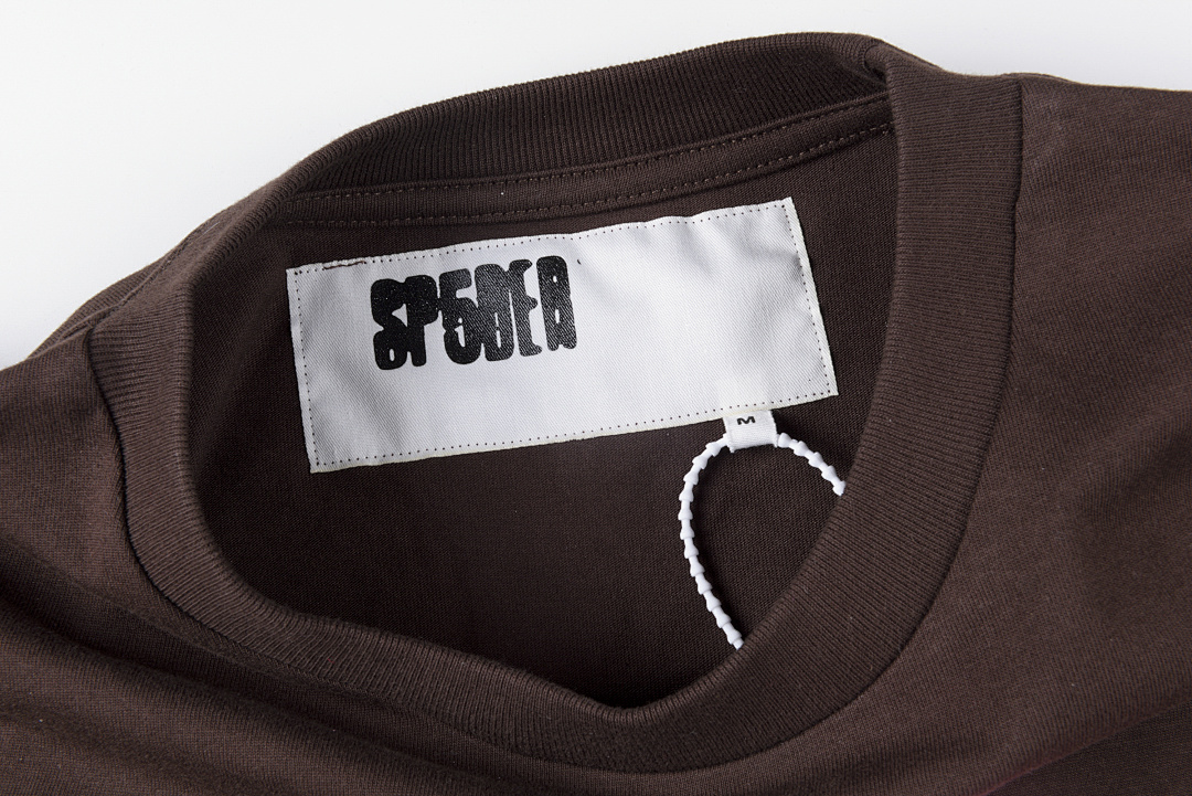 Sp5der 138 Sp5Der Worldwide 555555 TEE Print Short Sleeve Coffee S-XL Sp01 - Image 11