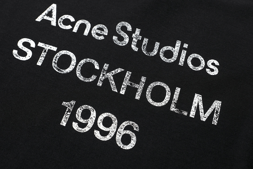 Acne Studios 128 AC LOGO Print Long Sleeve T Pink Black White Olive Green Dark Blue Red Spring Purple S-XL 3286# - Image 119