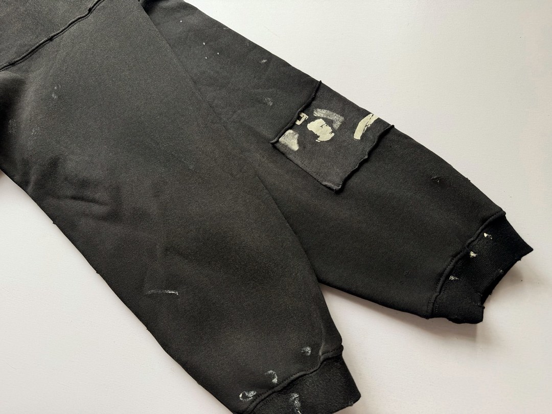 Enfants Riches Deprimes 298 Enfants Riches Deprimes / Sea Patch /12 Canvas Patchwork : S M L XL (Washed Black) - Image 13