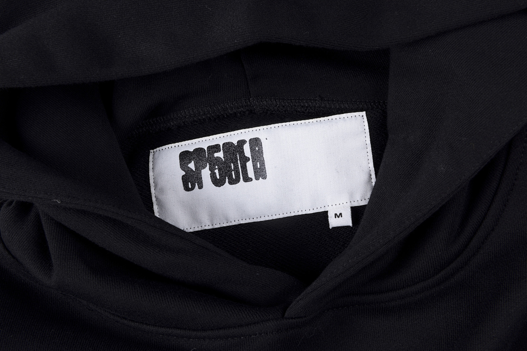 Sp5der 268 Sp5Der 555555 Hoodie Print Mens Womens Black S-XL - Image 9