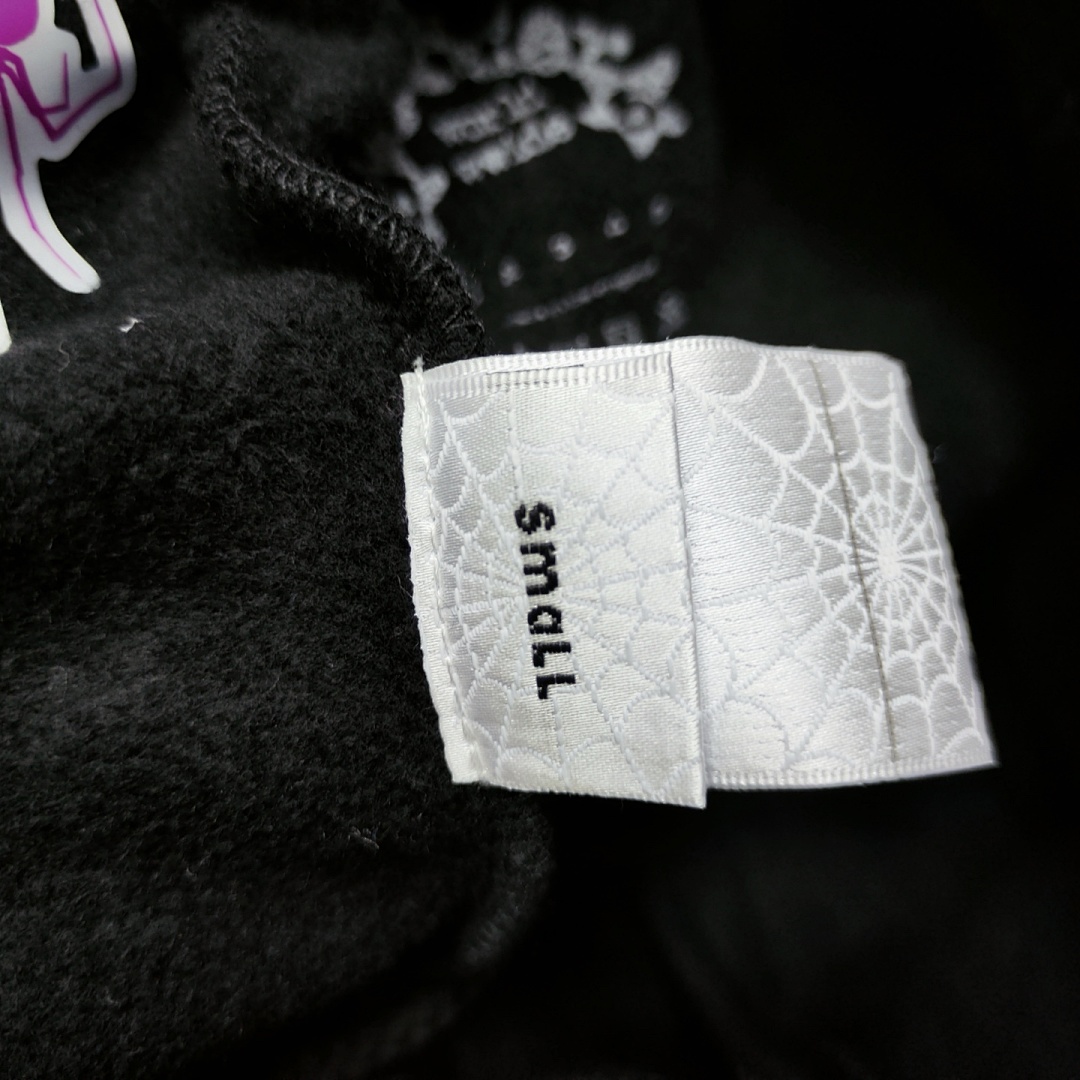 Sp5der 278 Pink V2 Sp5Der FW23 SWEATS Mens Womens Long Black : S-XXL - Image 15