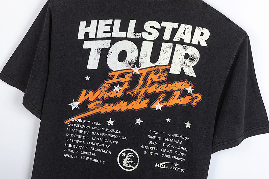 Hellstar 128 Hellstar Studios T Shirt Men New Tee Logo Water Short Sleeve Grey S-M-L-XL - Image 9