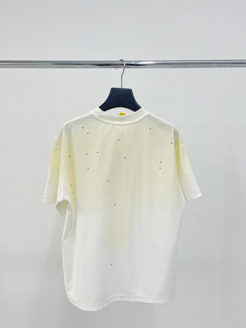 Acne Studios 138 AC Diamond LOGO Print Short Sleeve T White Grey Pink S-XL 8056# - Image 57