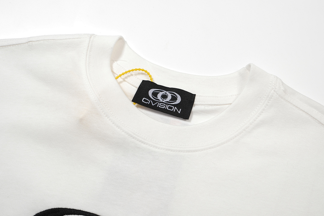 On Running 108 CIVISION By CSC Embroidered LOGO Label Short Sleeve T Black White 1 2 3 3407# - Image 22