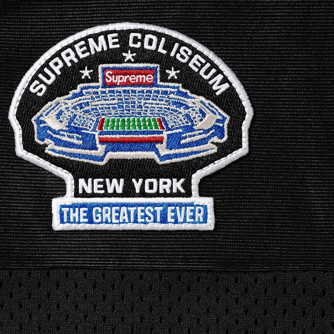 Supreme 268 SS26 WEEK1 Find God Football Jersey Embroidered Floral Mens Womens : White, Red, Black S-XL - Image 6