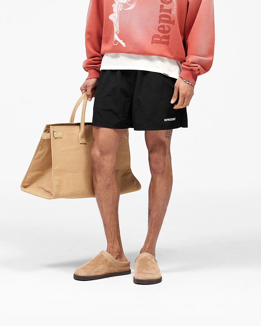 Represent 148 REP Print Short : Black Grey Blue S M L - Image 47