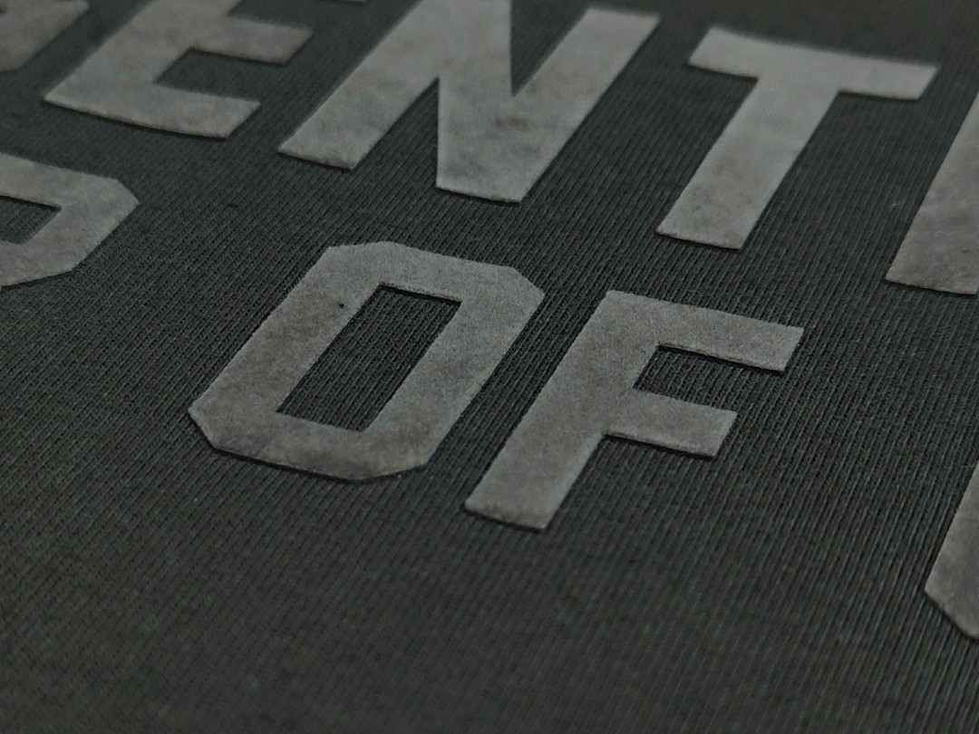 Essentials 118 Ess Double Velvet Solid Cotton Short Sleeve T Coffee Grey Black White Smoke Red XS-XL - Image 9