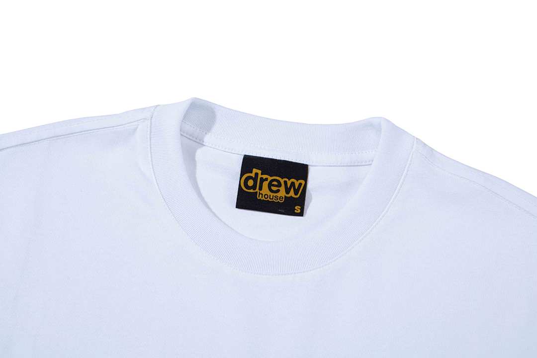 Drew House 98 DREW HOUSE DONUT Ss TEE Print Collar Short Sleeve T White S M L - Image 4