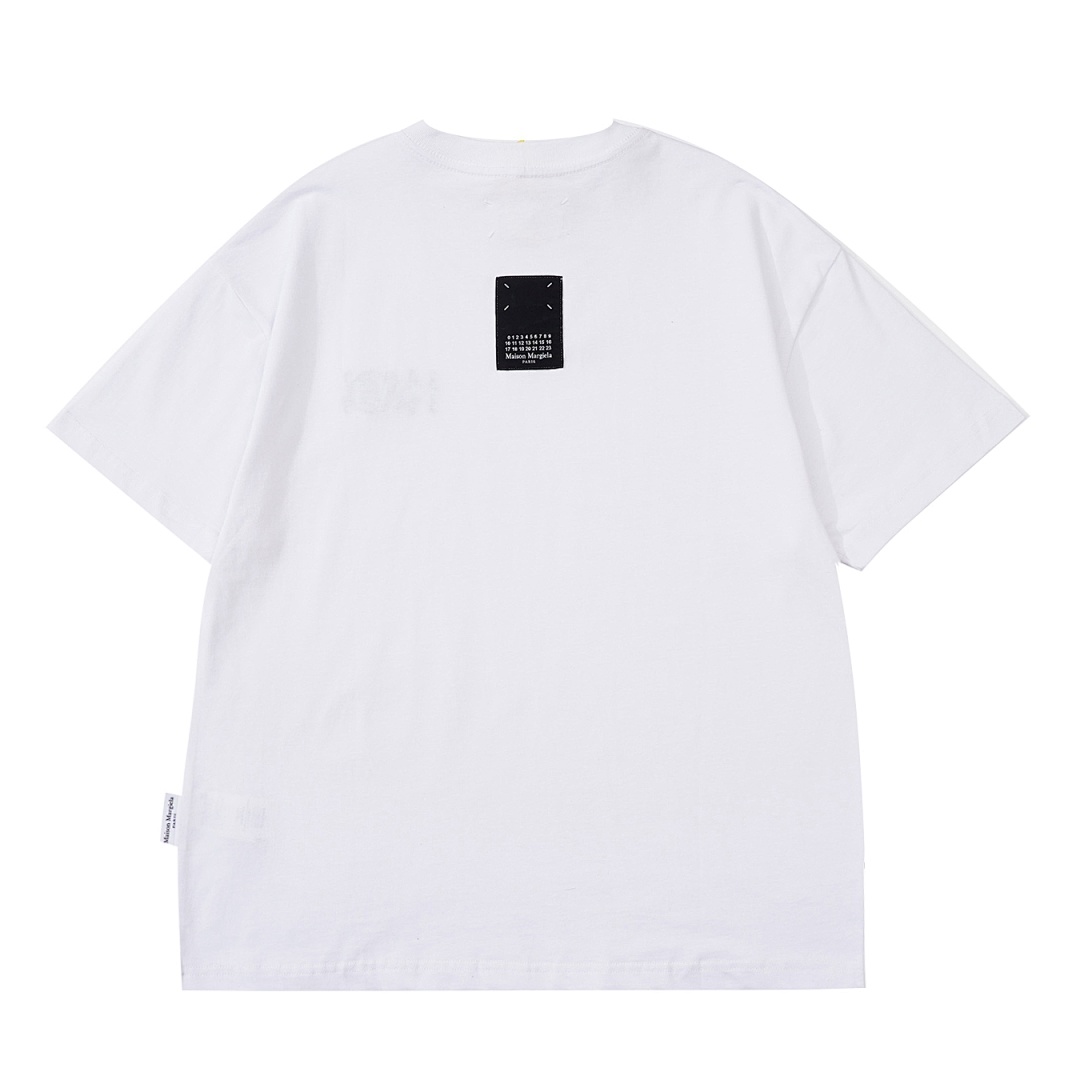 On Running 118 MM6 Maison Margiela Embroidered LOGO Label Short Sleeve T Black White 46 48 50 52 3950# - Image 17