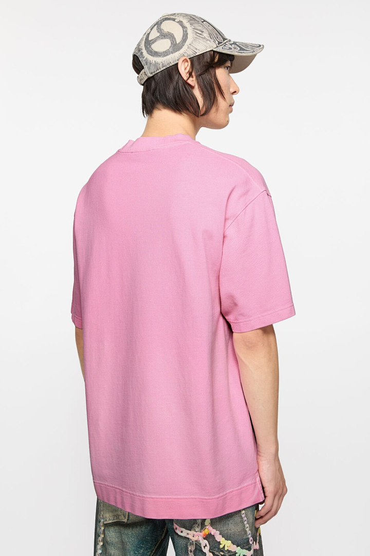 Acne Studios 128 AC LOGO Floral Short Sleeve T Pink White Grey Blue S-XL 8065# - Image 58