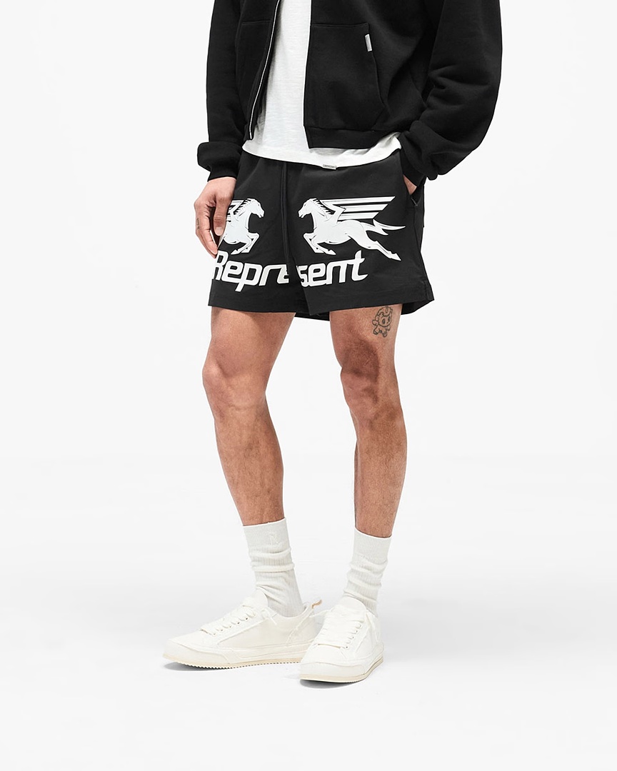 Represent 148 REP Print Short : Black S M L - Image 14