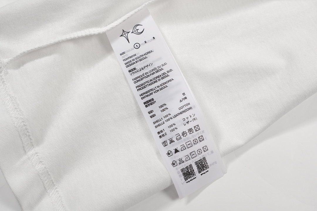 Christian Louboutin 108 THUG CLUB TCM T-SHIRTS LOGO Print Short Sleeve T Black White S-L 8009# - Image 30