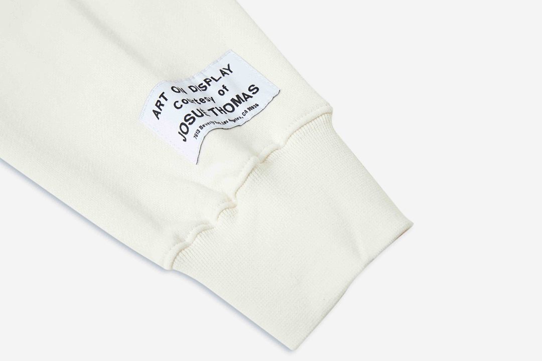 Celine 238 GALLERY DEPT STOP BEING RACIST REVERSIBLE ATK HOODIE GD Label True Surface Print : White S M L - Image 7