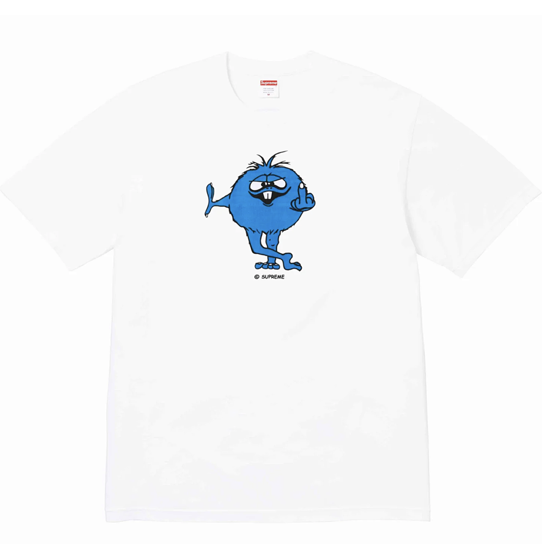 Supreme 108 SUP 23FW CAMACHO TEE Mid Khaki Print Short Sleeve T Black White S M L XL B354# - Image 3