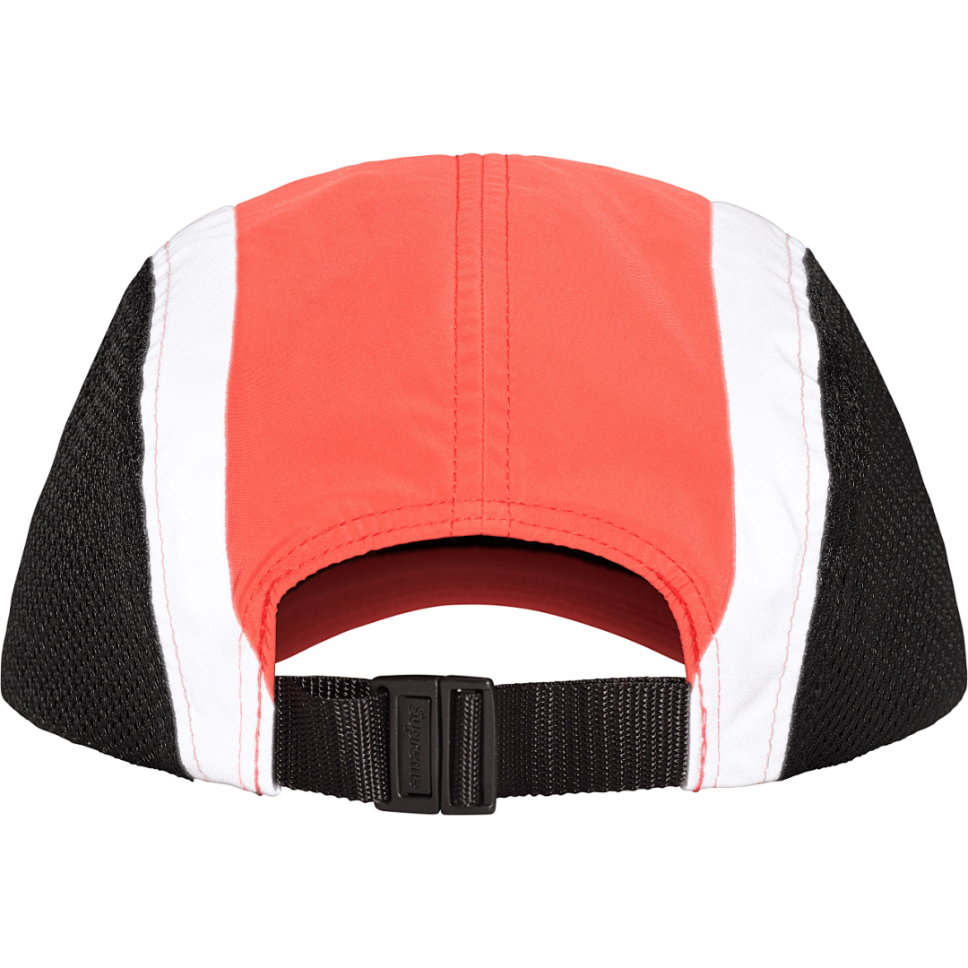 Supreme 138 25SS SIDE MESH CAMP CAP Canvas Light Black Apricot (Red) - Image 13