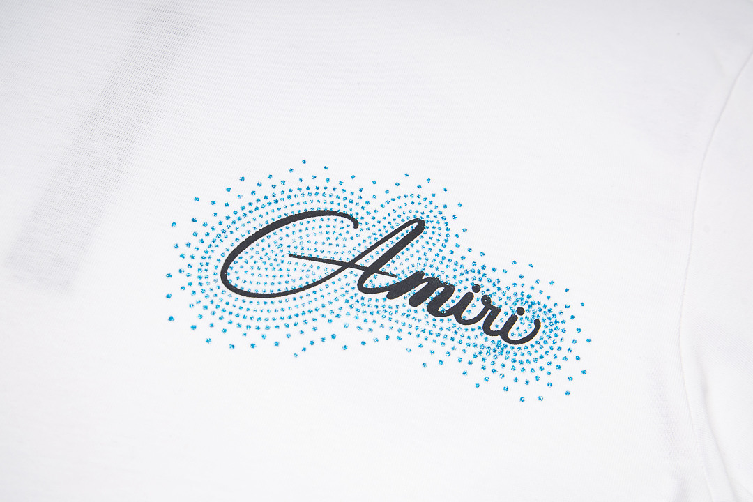 AMIRI 118 Wide Version Model Short Sleeve T Black White S M L XL 9947# - Image 19