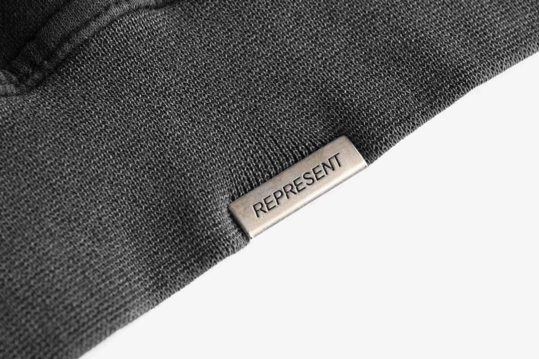 Represent 238 Represent World Championship BOXY Hoodie “ Military ” Print Washed : Black S M L - Image 12