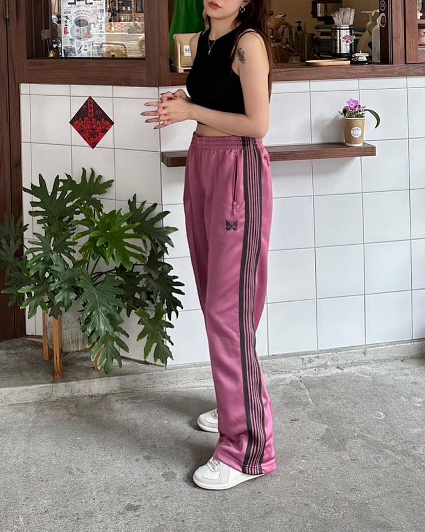 Unbranded 178 NEEDLES SS23 New Embroidered Dark Long, Mens Womens Green Pink : S M L - Image 19