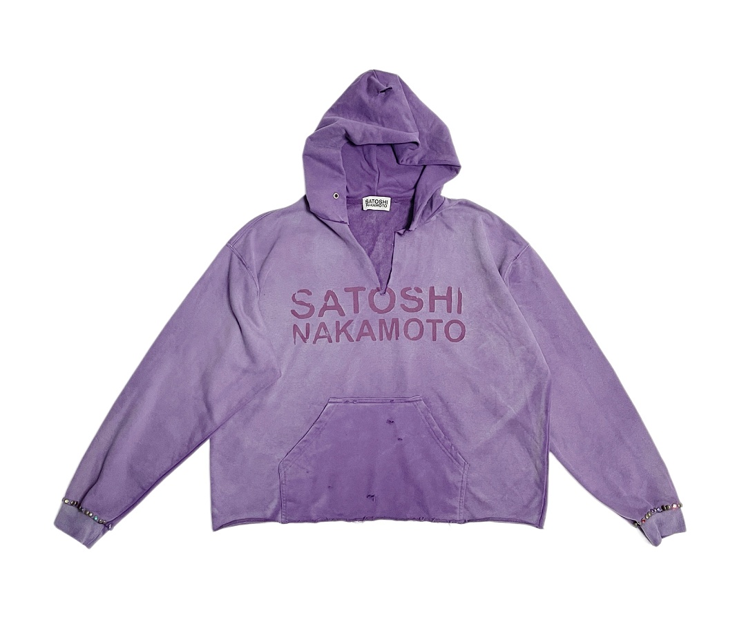 Unbranded 258 SatoshiNakamoto Destructo : Purple Green Washed Black S M L - Image 26