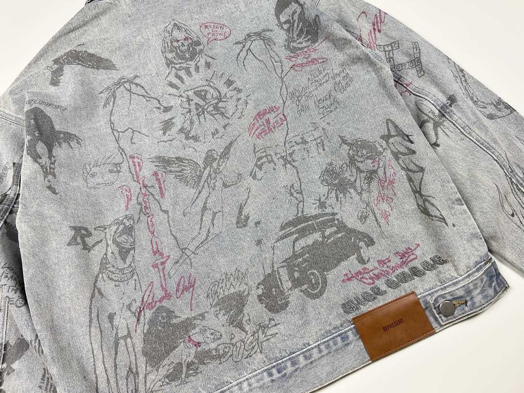 Represent 298 Represent : S M L XL (Washed Blue) - Image 11