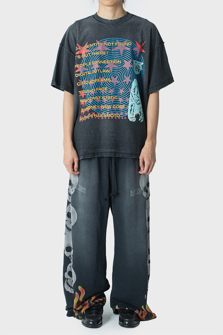 Unbranded 128 SATOSHI NAKAMOTO OVERDRIVE TEE WASHED Short Sleeve : Black S M L - Image 14
