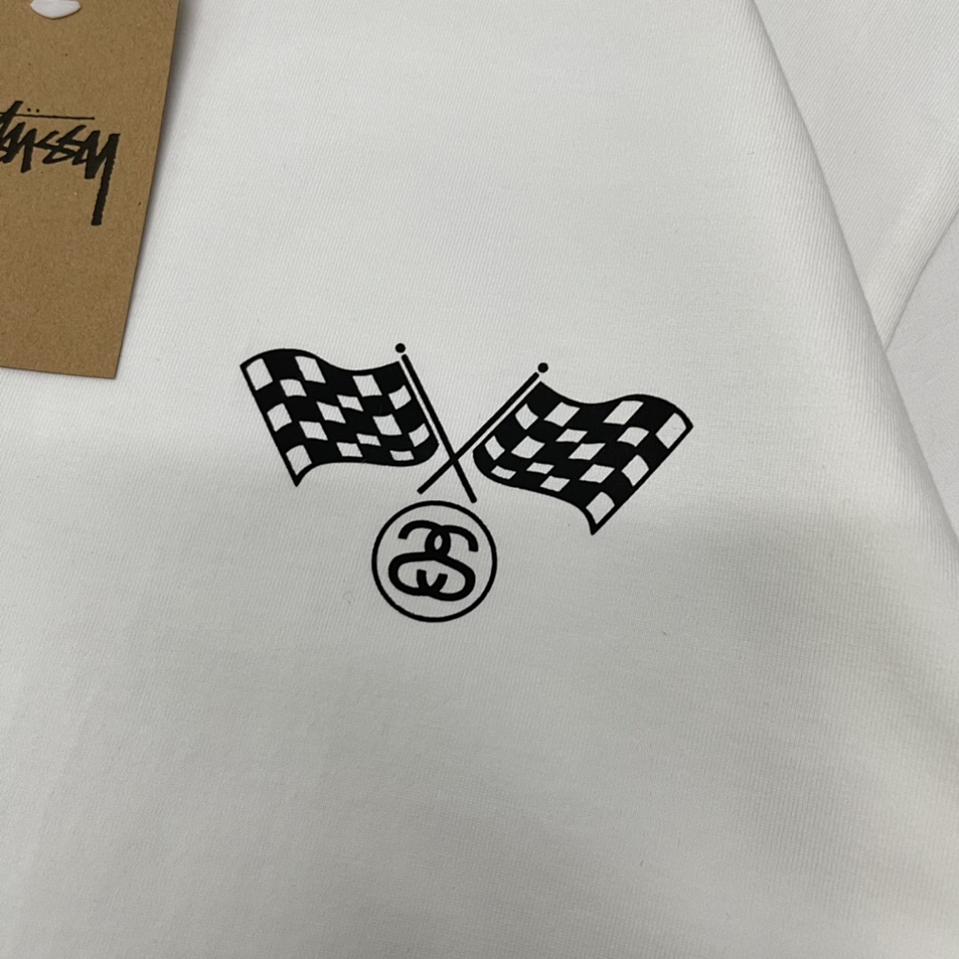 Stussy 108 Stu Print Short Sleeve T : Black White S Ｍ L XL - Image 15