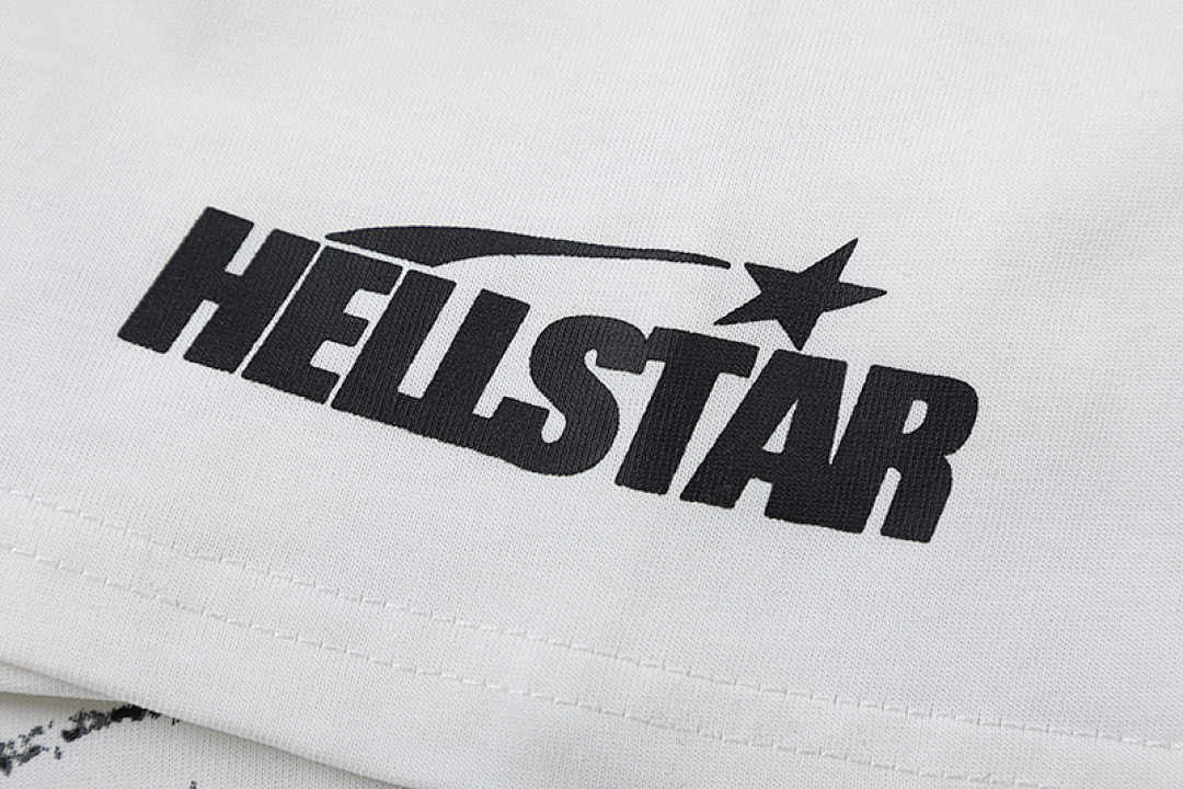 Off-White 128 Hellstar Logo Print Short Sleeve T Black Off White S-M-L-XL - Image 19