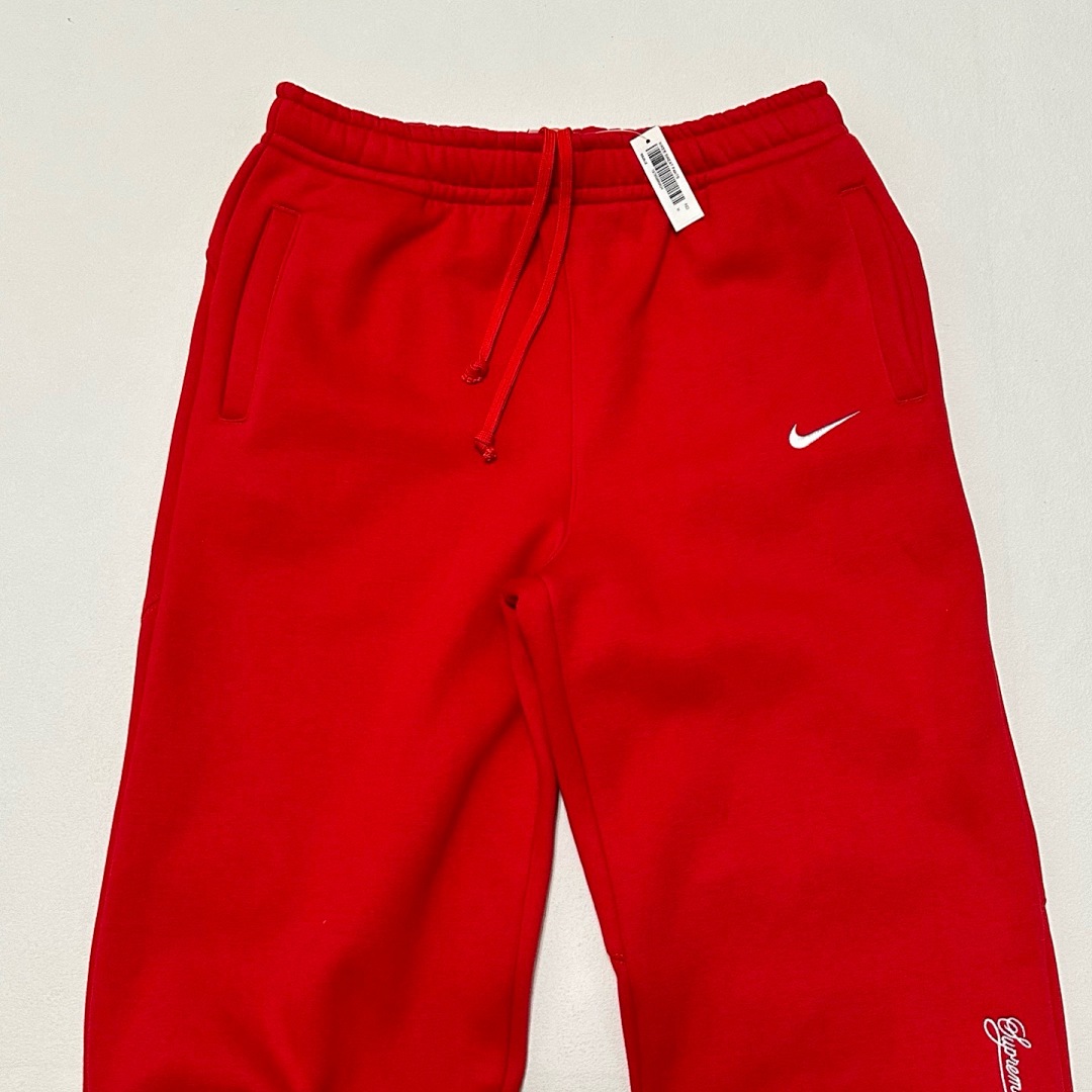 Supreme 368 SWEATPANT Embroidered LOGO Wide Black Grey Red S-XL - Image 50