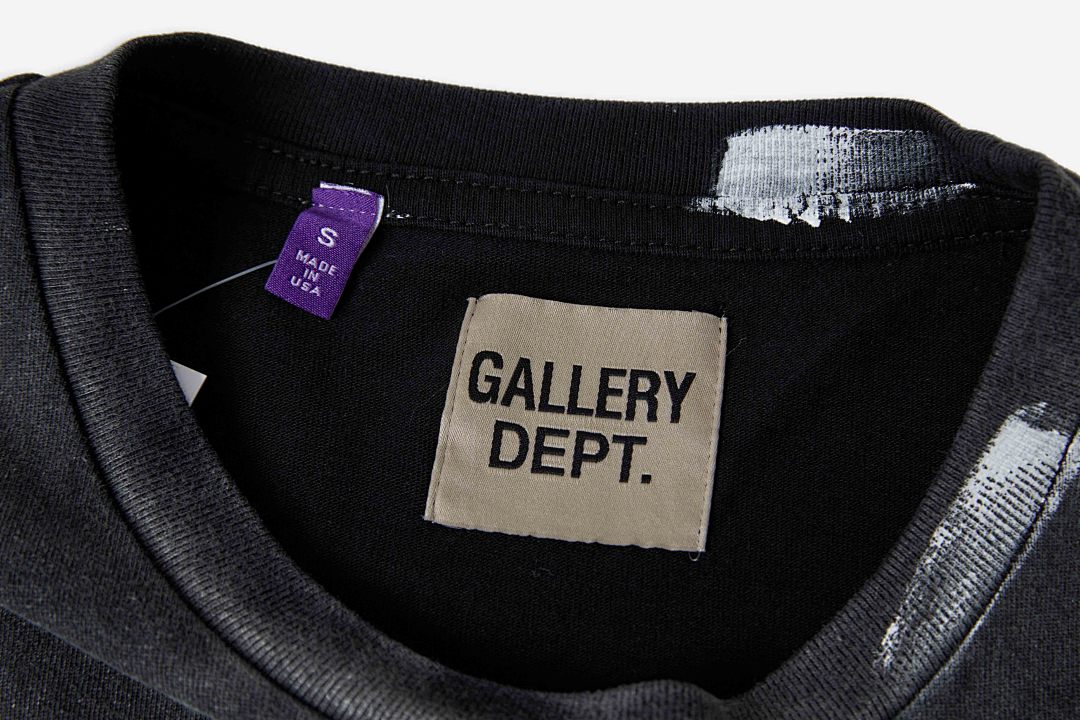 Gallery Dept 118 GALLERY DEPT ALVA NEW VINTAGE TEE Washed Ink Short Sleeve T : Black S M L - Image 5