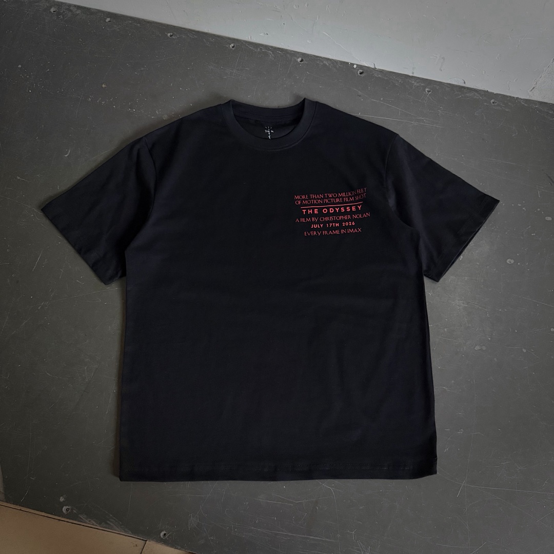 Unbranded 118 Travis Scott X 《 》 Print T : S M L XL (Black) - Image 5