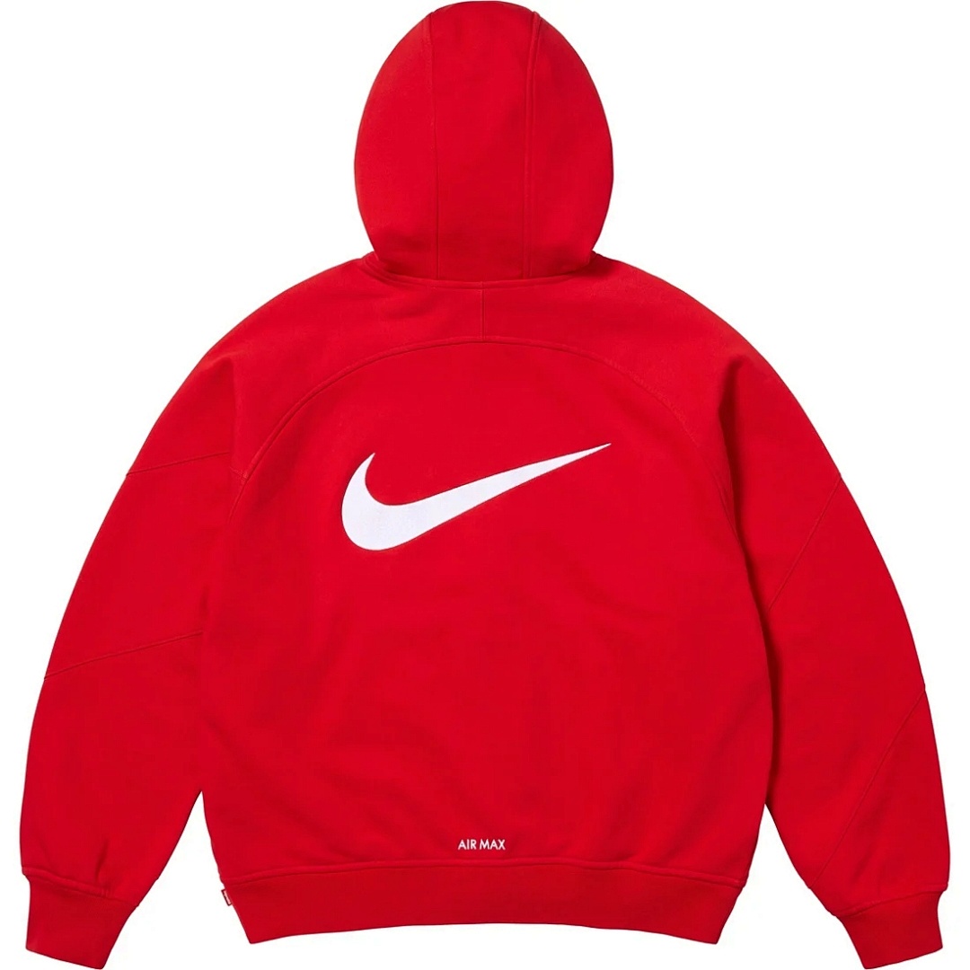 Supreme 398 SWEATSHIRT Embroidered LOGO Wide Black Grey Red S-XL - Image 11