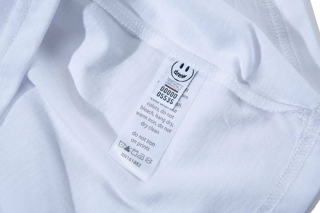 Drew House 98 DREW HOUSE DONUT Ss TEE Print Collar Short Sleeve T White S M L - Image 10