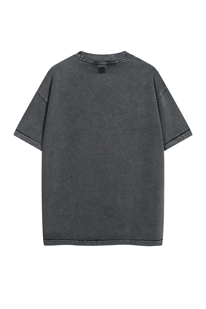 Represent 118 REPRESE Logo Embroidered Washed Short Sleeve T Sand Desert Yellow Black S-XL R3114# - Image 4