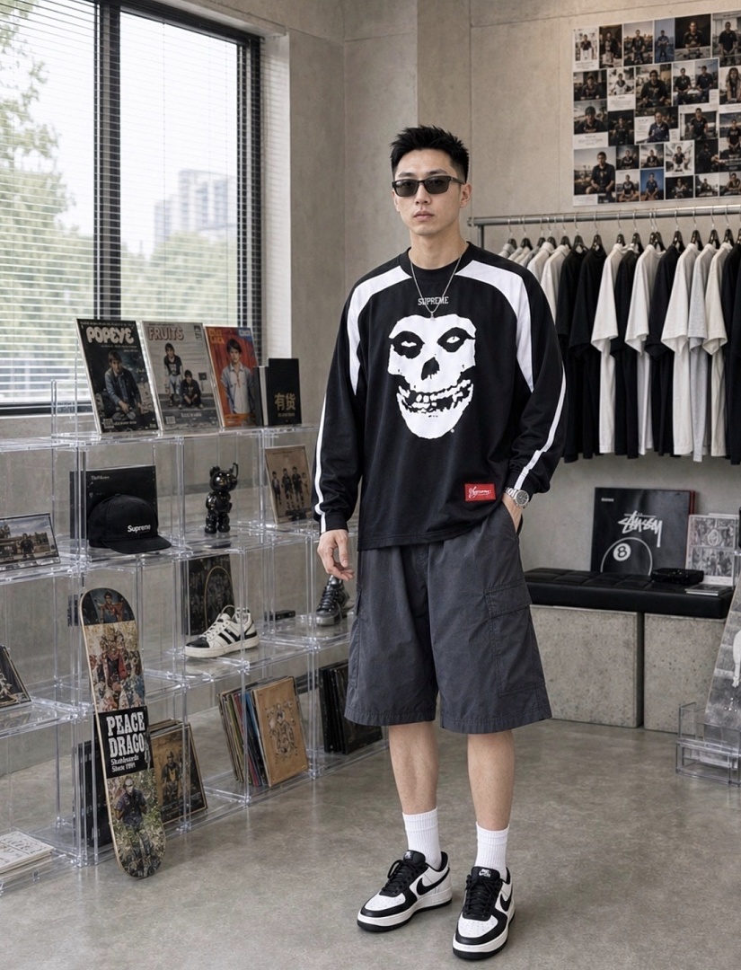 Supreme 248 SS26 HOCKEY JERSEY Long Sleeve Ice Black Purple S- XL - Image 38