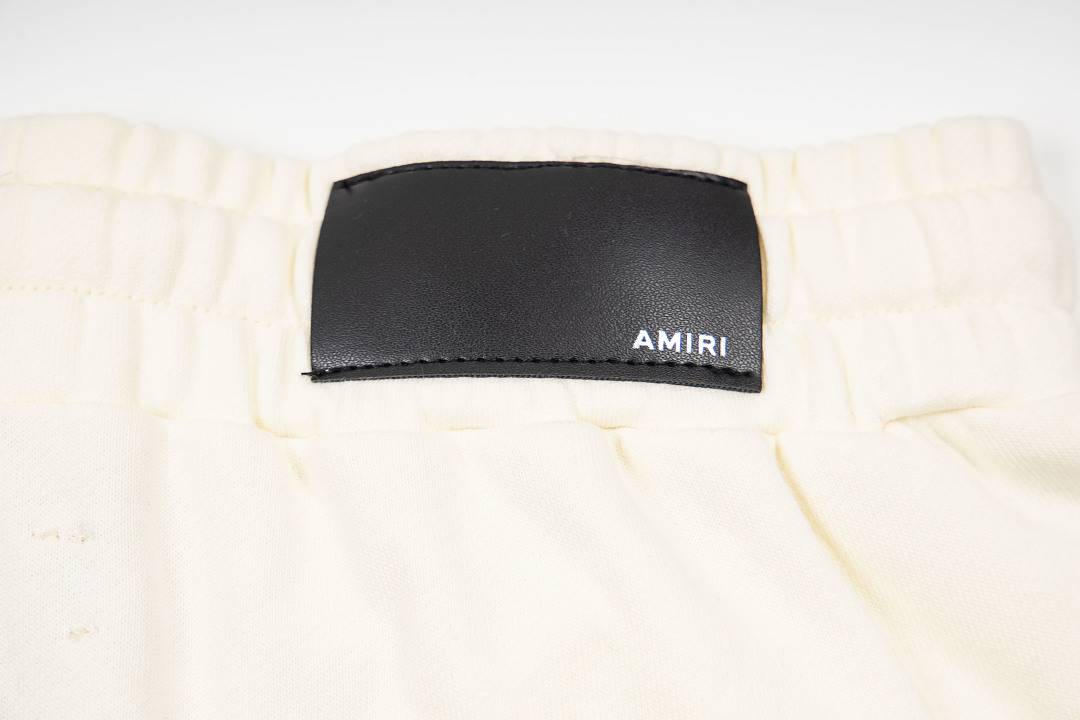 AMIRI 148 Logo Print Short Black Grey Cream Apricot S M L XL 9942# - Image 28