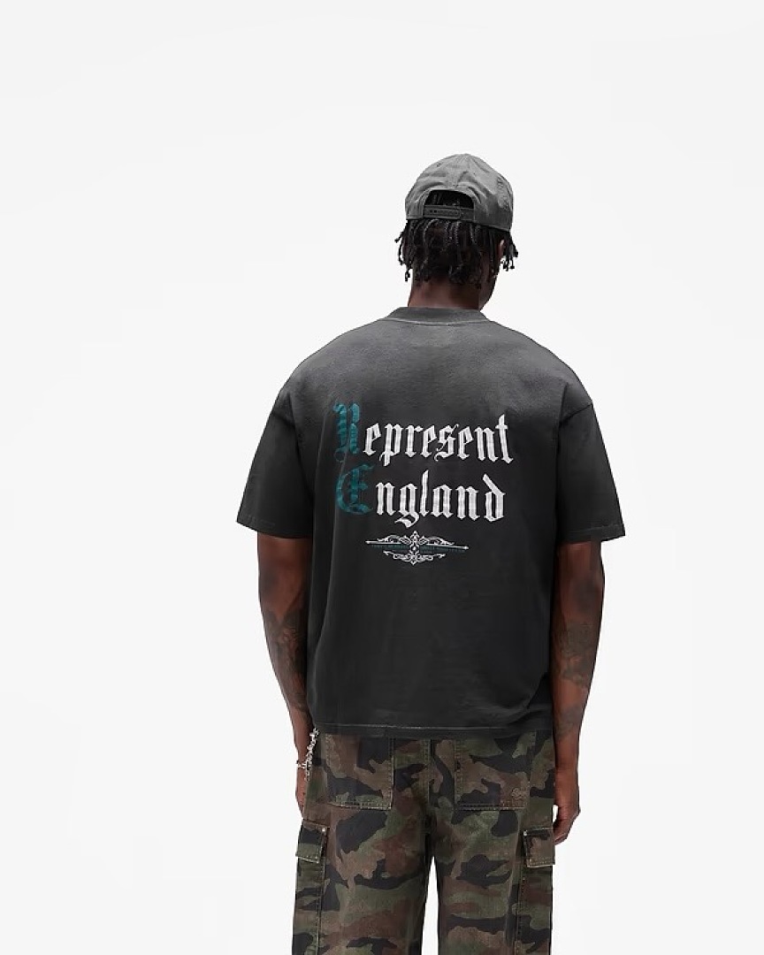 Off-White 128 REPRESENT New High Mens Womens Top Water Wide Short Sleeve T : S M L XL Off (White) - Image 24